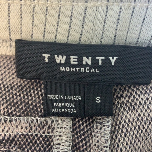🇨🇦 TWENTY MONTREAL Hyper Reality Knit Leopard Jogger sz Small Woven Pant - Picture 9 of 16